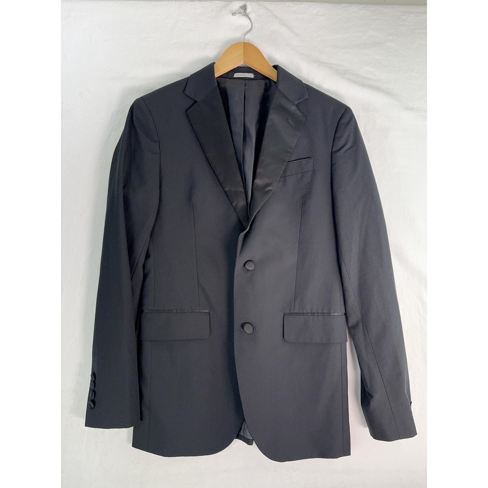 Nordstrom Rack Blazer Jacket Mens 36R Formal Satin Lapel Tuxedo Coat Classic
